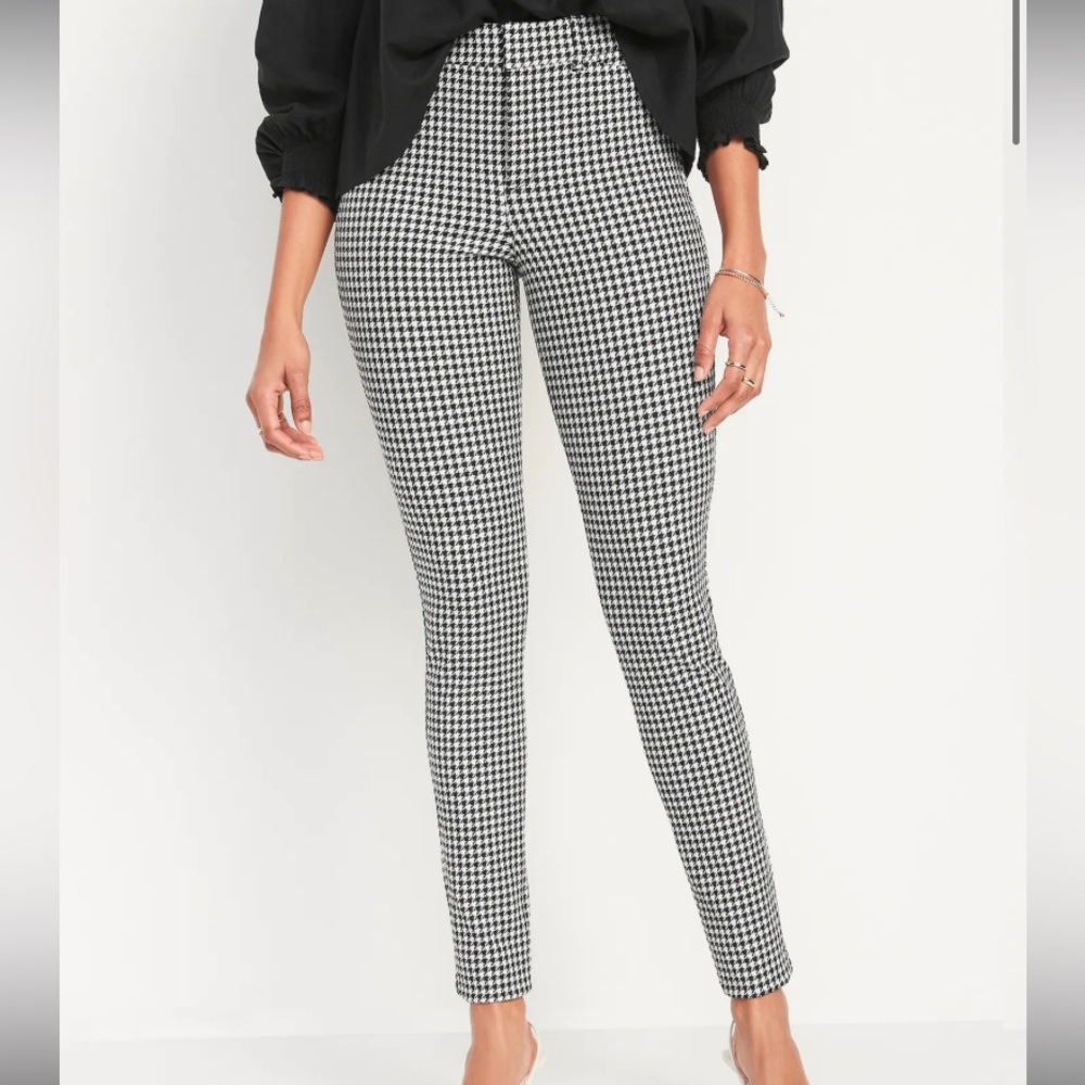 NWT high waisted houndstooth pants
